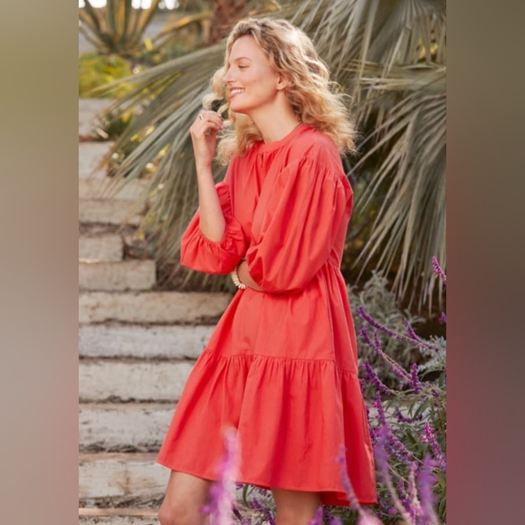 Sundry for Evereve - The Anywhere Easy Dress, Size 0 (XS) Coral Pink - Picture 14 of 16